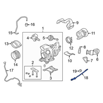 Ford OE - Turbocharger Coolant Line