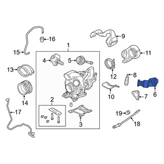 Ford OE - Right Exhaust Intermediate Pipe