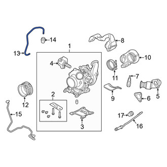 Ford OE - Turbocharger Oil Line
