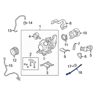 Ford OE - Turbocharger Coolant Line