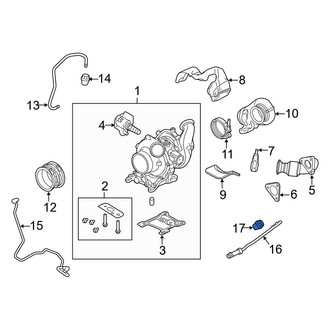 Ford OE - Turbocharger Coolant Line Adapter