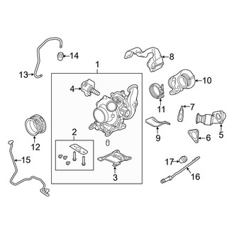 Ford OE - Engine - Turbocharger & Components (Crew Cab)