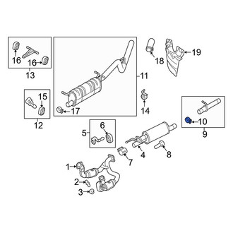 Ford OE - Exhaust Clamp