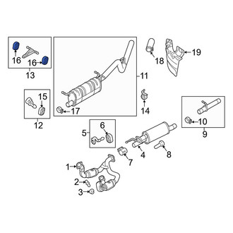Ford OE - Exhaust System Hanger