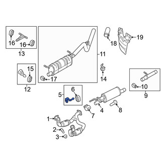 Ford OE - Exhaust System Hanger Bracket