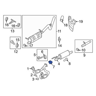 Ford OE - Exhaust Clamp