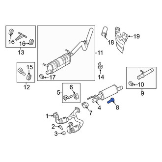 Ford OE - Exhaust Bolt