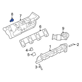 Ford OE - Rear Turbocharger Mounting Bolt