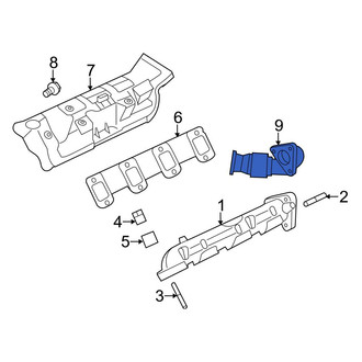 Ford OE - Left Exhaust Intermediate Pipe