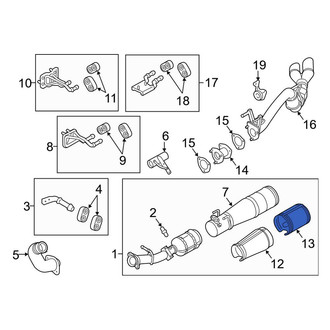 Ford OE - Right Exhaust Heat Shield