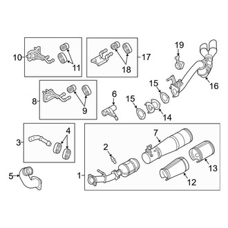 Ford OE - Exhaust System - Exhaust Components