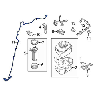 Ford OE - Diesel Exhaust Fluid (DEF) Injector Feed Line