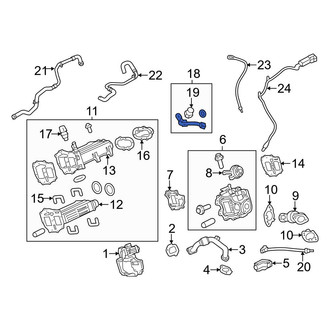 Ford OE - Exhaust Gas Recirculation (EGR) Tube