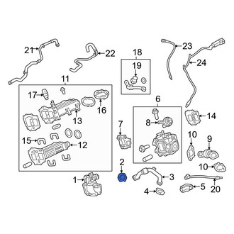 Ford OE - Exhaust Gas Recirculation (EGR) Tube Gasket