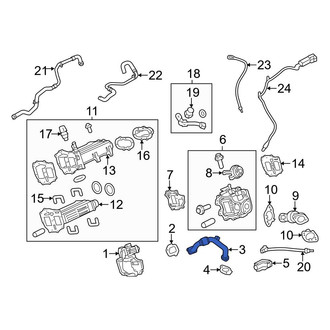 Ford OE - Exhaust Gas Recirculation (EGR) Tube