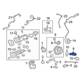 Ford OE - Exhaust Gas Recirculation (EGR) Tube