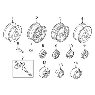 Ford OE - Wheels (17"), (Crew Cab)