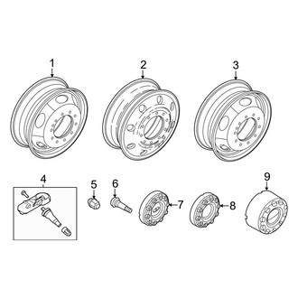 Ford OE - Wheels (19.5"), (Crew Cab)