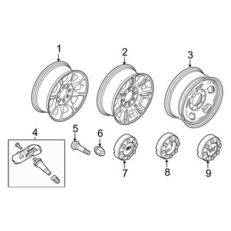 Ford OE - Wheels (20"), (Crew Cab)