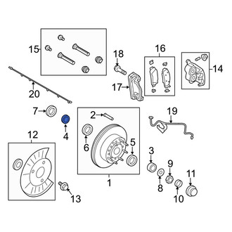 Ford OE - Front Inner Wheel Bearing