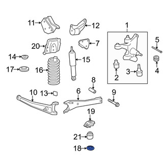 Ford OE - Front Lower Coil Spring Retainer