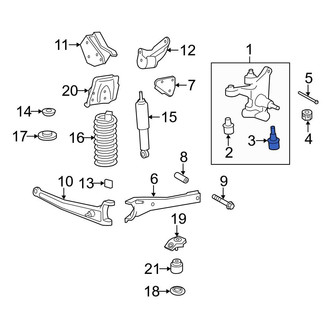 Ford OE - Front Lower Suspension Ball Joint
