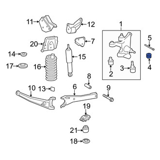 Ford OE - Suspension Ball Joint Nut & Washer