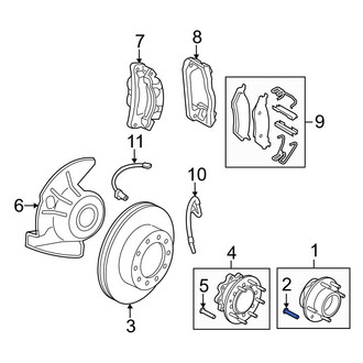 Ford OE - Front Wheel Lug Stud
