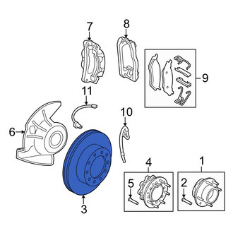 Ford OE - Front Disc Brake Rotor