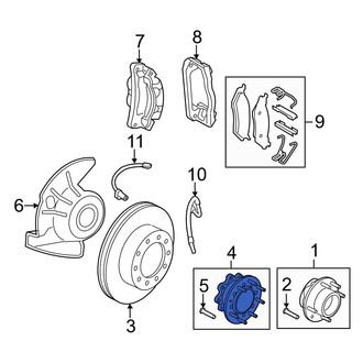 Ford OE - Rear Wheel Hub