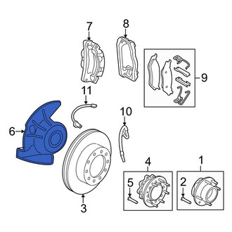 Ford OE - Front Left Brake Dust Shield
