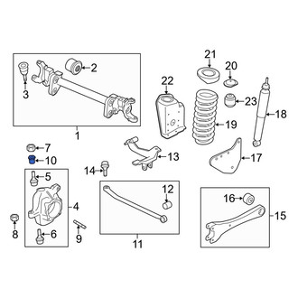 Ford OE - Front Alignment Camber Adjusting Eccentric