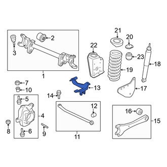Ford OE - Front Suspension Track Bar Bracket