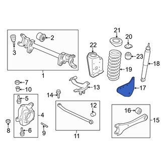 Ford OE - Left Radius Arm Bracket