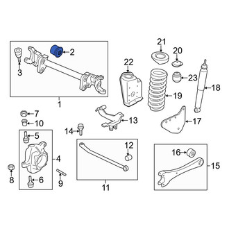 Ford OE - Suspension Subframe Insulator