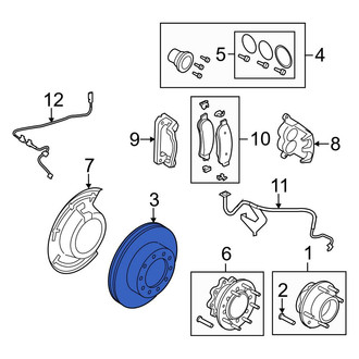 Ford OE - Front Disc Brake Rotor
