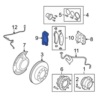 Ford OE - Front Disc Brake Caliper Bracket