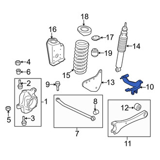 Ford OE - Front Suspension Track Bar Bracket