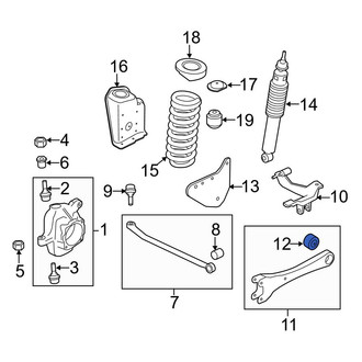 Ford OE - Front Radius Arm Bushing