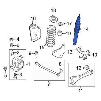 Ford OE - Front Suspension Shock Absorber