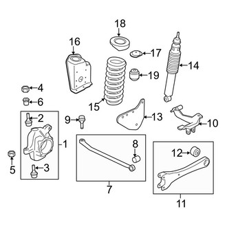 Ford OE - Front Suspension - Suspension Components (4WD)