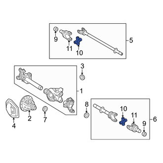 Ford OE - Front Left Universal Joint
