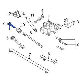Ford OE - Left Steering Tie Rod End Adjusting Sleeve