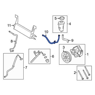 Ford OE - Power Steering Reservoir Hose