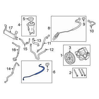 Ford OE - Power Steering Pressure Hose