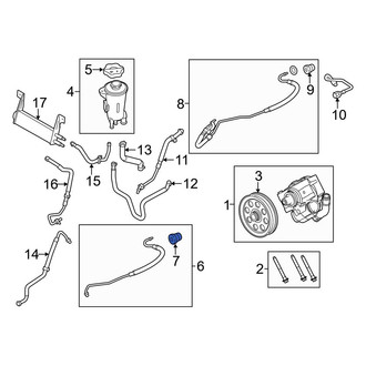 Ford OE - Power Steering Hose Adapter