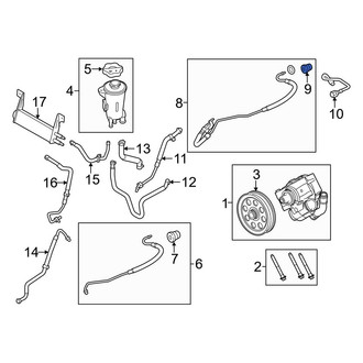Ford OE - Power Steering Hose Adapter