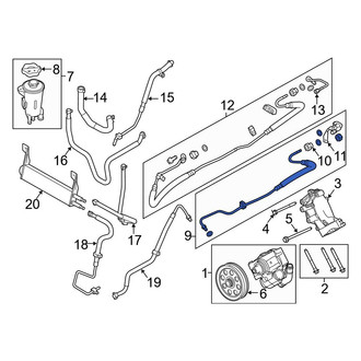 Ford OE - Power Steering Pressure Hose