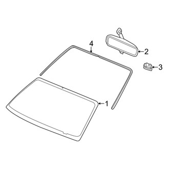 Ford OE - Windshield - Glass (Crew Cab)