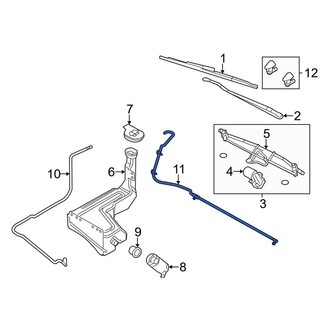 Ford OE - Front Windshield Washer Hose